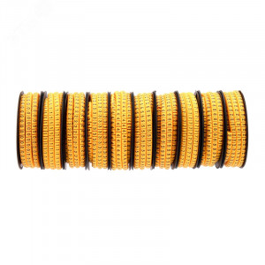 Маркер кабельный 0-9 комплект 10 роликов от 3.6 до 7.4мм 12-6061