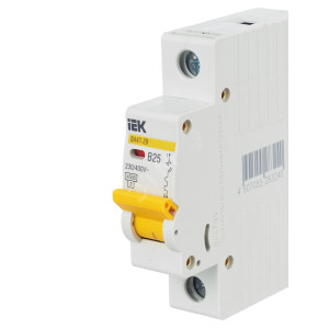 Выключатель автоматический модульный 1п B 25А 4.5кА ВА47-29 KARAT IEK MVA20-1-025-B