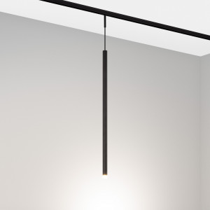 Светильник MAG-MICROCOSM-SPOT-HANG-R18-L500-3W Day4000 (BK, 24 deg, 24V) 043270, Светильник для магнитных треков MAG-MICROCOSM шириной 11 мм. Мощность 3 Вт, св. поток 107 лм, 36 лм/Вт, дневной 4000 K, CRI>90, угол 24°, напряжение питания 24 В. Черный фигурный корпус из алюминия, экран поликарбонат, степень защиты IP20. Размер: диаметр