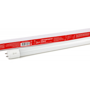 Лампа светодиодная LED T8-10W-840-G13-600mm (диод,трубка стекл,10Вт,нейтр,пов. G13) (25/1400) Б0032974