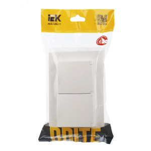 BRITE Роз. 2-я с кр. 16А в сб IP44 РСбш12-3-44-БрЖ жемч. BR-R26-16-44-K36-F