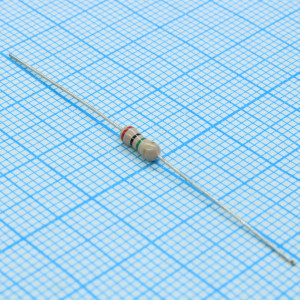 CFR-0,25W-2M, Резистор углеродистый 0.25Вт 2МОм ±5% ТКС -1500ppm/°C....0ppm/°C
