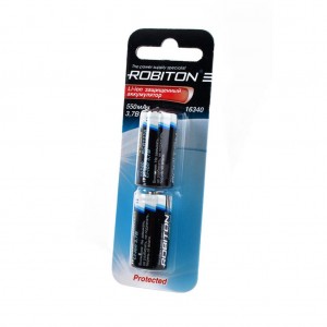 Аккумулятор 16340 123А 16340, Аккумулятор литий-ионный (Li-Ion)