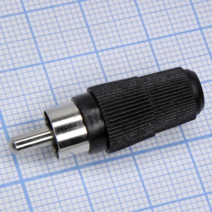 RCA 4001 B(4007), RCA штекер кабельный, разъем типа "тюльпан"