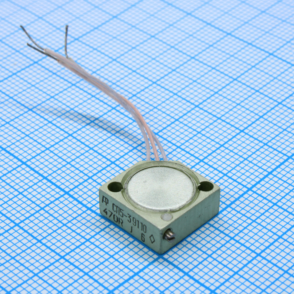 Изображение товара Резистор переменный проволочный СП5-3 1 470 Ом ±5% 1 Вт Россия