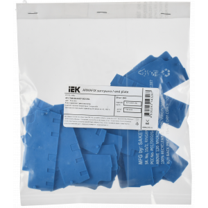 ARMAFIX Заглушка EPCX2.5-4 BU для колодки клеммной CP/CX2.5-4 синяя IEK AF-CT40-00-4-K07-002-ZGL