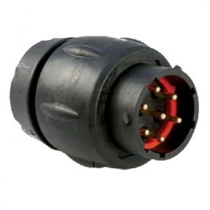 UTS1JC147PSCR, Стандартный цилиндрический соединитель 7P Pin Recept Sz 14 Cable Mnt Backshell