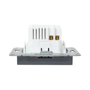 Механизм розетки USB-C - 2шт, графит Эпика EKF UP1-SOG-2USBC