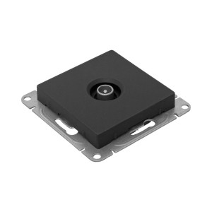 Механизм розетки TV, оконечная, ч-рный Эпика EKF UP1-SOB-TV-3