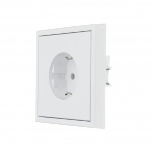 Розетка ArtGallery 16А с заземл. механизм бел. SE GAL000143