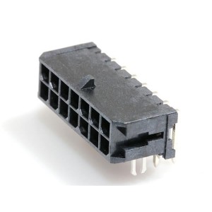 43045-1421, Проводные клеммы и зажимы Microfit 3.0 RA PTH clip DR Tin 14 Ckt