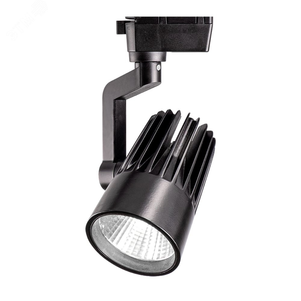 Изображение товара Светильник светодиодный трековый на шинопровод ДПО- 40Вт 4000K 24 град. 3600Лм BL (ч-рный) IP40 5022751