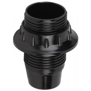 Патрон E14 с кольцом бакелит черн. (х50) (50/200/5600) Б0044080