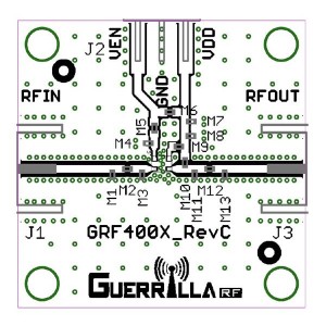 GRF4142-EVB, Радиочастотные средства разработки .1-3.8GHz GaAs Eval Board