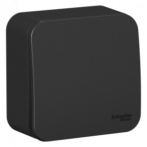 Переключатель проходной 1-кл. ОП Blanca 10А IP20 (сх. 6) 250В с изолир. пластиной антрацит SE BLNVA106016