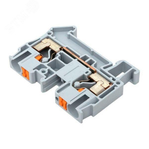 Клеммная колодка пружинная 6 Push-in серая