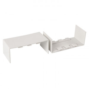 Соединитель (100х40) (2 шт) белый EKF-Plast