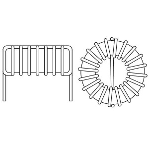 2200LL-471-H-RC, Катушки постоянной индуктивности  TOROID INDUCTR 470uH LOW LOSS HI CURRNT