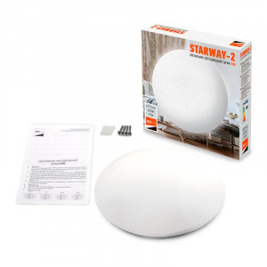 Светильник светодиодный декоративный PPB Starway-2 12Вт 4000К IP20 d215х50 настенно-потолочный бытовой 5025455