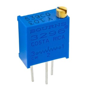3296Y-1-502, Подстроечные резисторы - сквозное отверстие 3/8