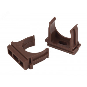 Крепеж-клипса (дуб) для трубы d 25мм (10шт) (10/900/27000) Б0043222