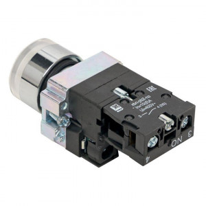 Кнопка BA21 с подсветкой 24В белая NO PROxima xb2-bw21-24