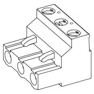 796981-3, Съемные клеммные колодки 7.62MM RA PLUG 3P