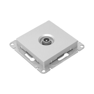 Механизм розетки TV, оконечная, алюминий Эпика EKF UP1-SOA-TV-3