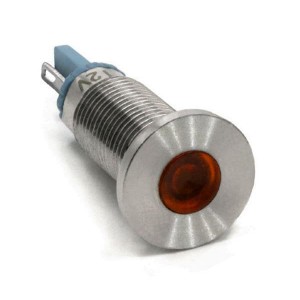 620-1402-304F, Светодиодные панельные индикаторы 8mm FLT PMI GREEN 24VDC