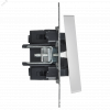 BRITE Выключатель 1-клавишный 10А ВС10-1-0-БрАБ арктический белый IEK BR-V10-0-10-K91