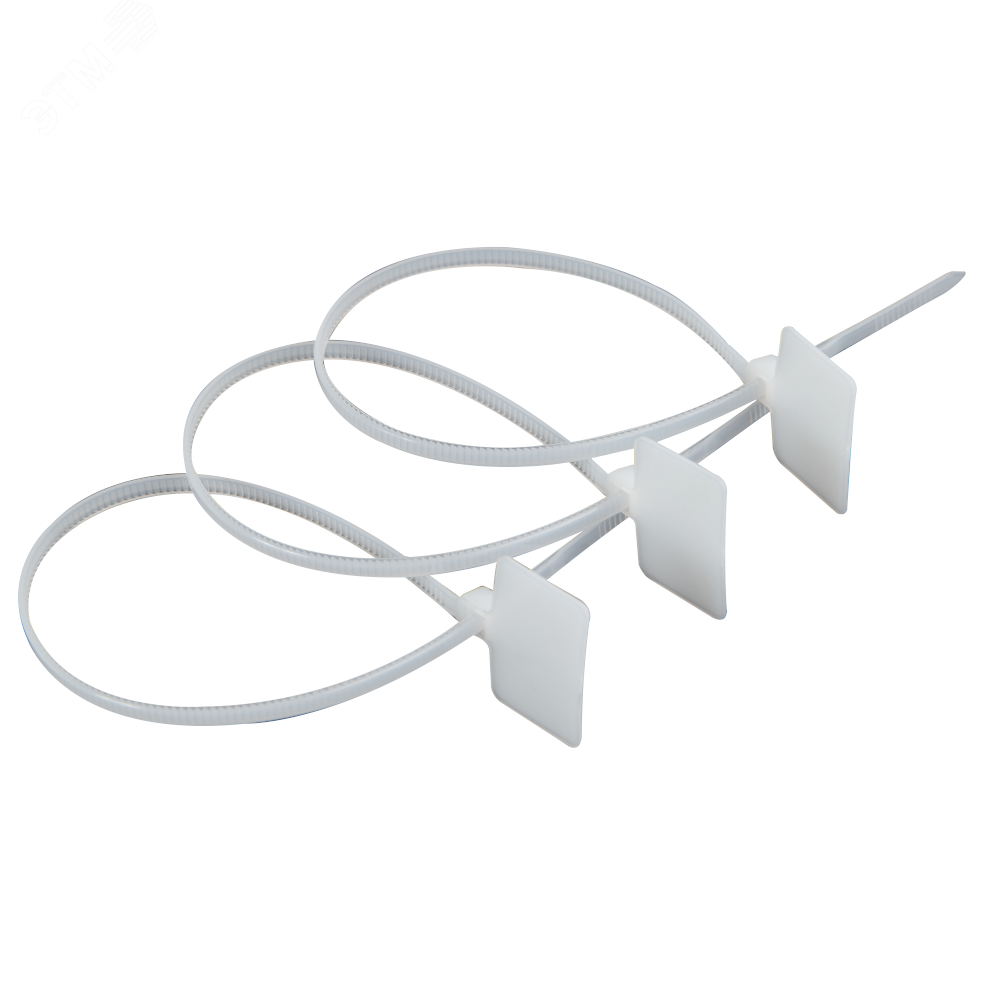 Изображение товара Хомут с площадкой OptiKit CT-M-N-2,5х110-белый (100шт) 278330