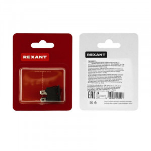 Выключатель клавишный 250В 6А (4с) ON-OFF красн. с подсветкой Mini (RWB-207 SC-768) блист. 06-0300-A, Выключатель клавишный с подсветкой ON-OFF (4c) 6А 250В