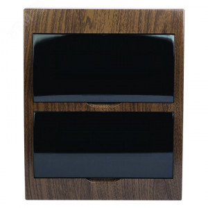 Щит ЩРН-П-24 IP41 темное дерево PROxima pb40-n-24-dark