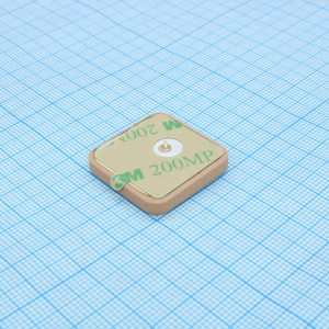 ANT GPS BY-GPS/GLONASS-254 PCB, Антенна GPS/Glonass 1575/1602МГц, размер 25*25*4 мм.