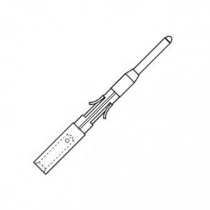 FGG.1B.554.ZZC, Цилиндрические защелкивающиеся разъемы MALE CRIMP CONT CONTACT