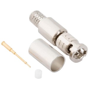 034-1120-12G, РЧ соединители / Коаксиальные соединители HD-BNC Str8t Crmp Jk for Belden 4505R Cbl