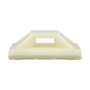 Площадка самоклеящаяся 25х25мм бел. (уп.100шт) plc-25x25