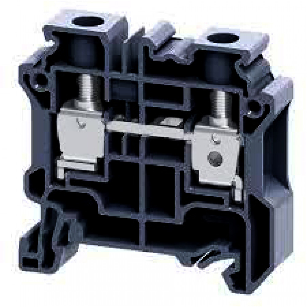 Изображение товара Проходная клемма CY10BK с винтовым фиксатором 10 мм