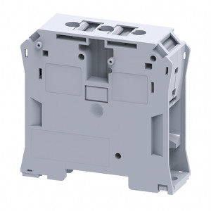 Проходная клемма CTS95/120N, Проходная клемма, тип фиксации провода: винтовой, номинальное сечение: 120 мм кв., 269A, 1000V, ширина: 27 мм, цвет: серый, тип монтажа: DIN35