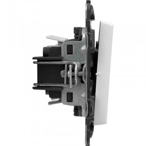 VLN-l БЕЛ Выкл 2-кл с подсвкой 752428