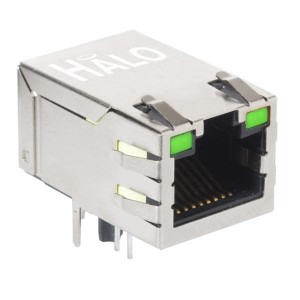 HFJT1-S013U-L11RL, Модульные соединители / соединители Ethernet 10/100BASE-TX 1x1 RJ45 w/mag G/G LED