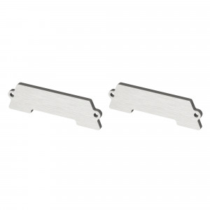 Заглушка STRETCH-S-50-CEIL-CENTER (GAMMA50) 040899, Боковая заглушка для профиля STRETCH-S-50-CEIL-CENTER. Материал композитный: металл и пластик, цвет серый. Размеры 62х34,5 мм. В комплекте 2 заглушки. Цена за комплект.