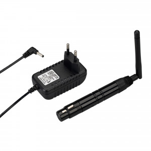 Усилитель SMART-DMX-Receiver Black (5V, XLR3 Male, 2.4G) 028417, Беспроводной приёмник (усилитель) сигнала DMX512. Вход - радиосигнал 2.4G, выход DMX512. Разъем XLR3 Male, питание DC 5V (укомплектован адаптером). Максимальное расстояние между передатчиком и приёмником сигнала - 400 метров. Габариты 215x21x21 мм. Работа