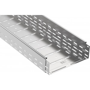 Лоток листовой перфорированный 200х100 L3000 сталь 0.8мм CLP10-100-200-3