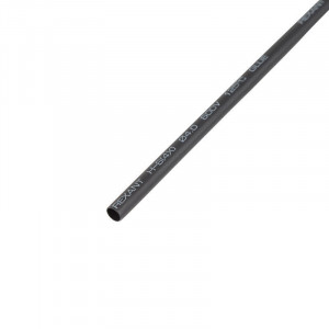 Трубка СТТК (4:1) 4/1 черная, Термоусаживаемая двустенная клеевая, 1 метр