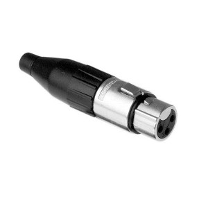 AC3F, Разъемы XLR METAL PLUG CABLE 3 SKT
