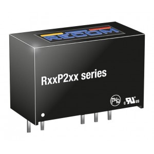 R12P215S, Преобразователь DC/DC на печатную плату вход 12В выход 15В 0.133A 2Вт 4-Pin SIP туба