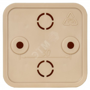 Коробка распаячная ОП 50х50х20 IP20 КМ41206-04 (4 клем. 3кв.мм) сосна UKO10-050-050-020-K34