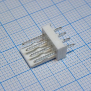 22272041, Разъем типа провод-плата, вилка прямая, шаг 2.54 мм, 4 контакта.