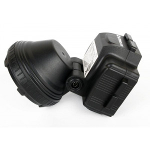 Фонарь аккумуляторный налобный LED5366 LED 2 режима 220В пластик. черн. (бокс) 11649